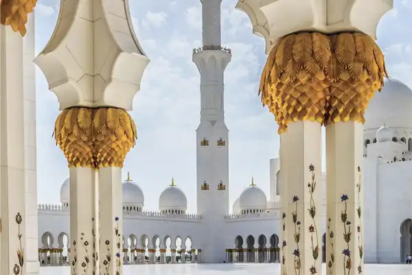 ABU DHABI mosque view Seabourn image
