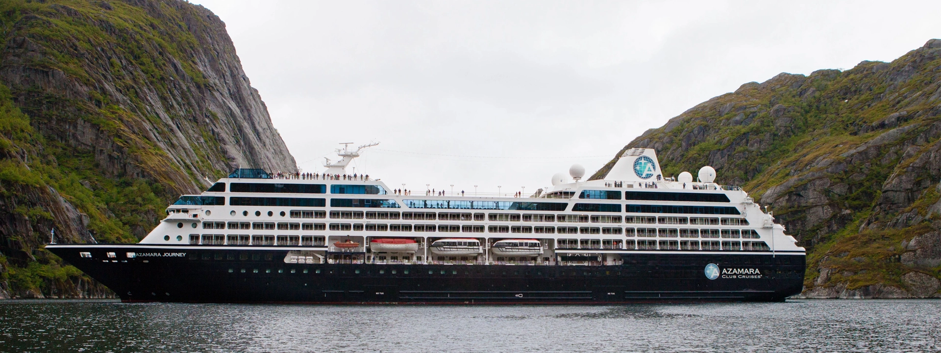 AZAMARA JOURNEY side profile Svolvaer Trollfjord