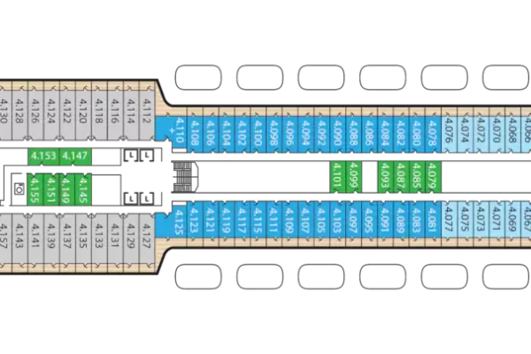 QUEEN ANNE DECK PLANS DECK 4