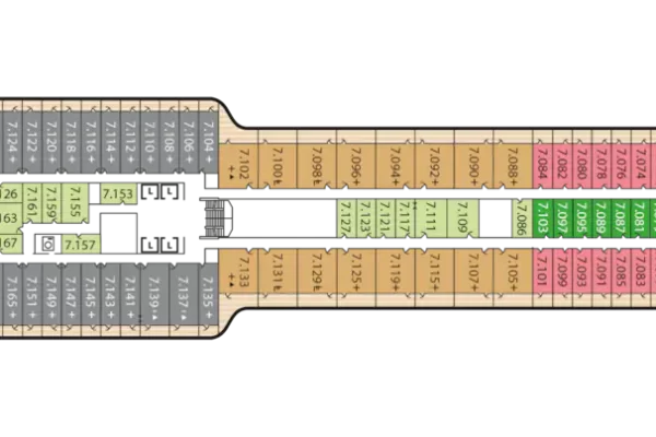 QUEEN ANNE DECK PLANS DECK 7