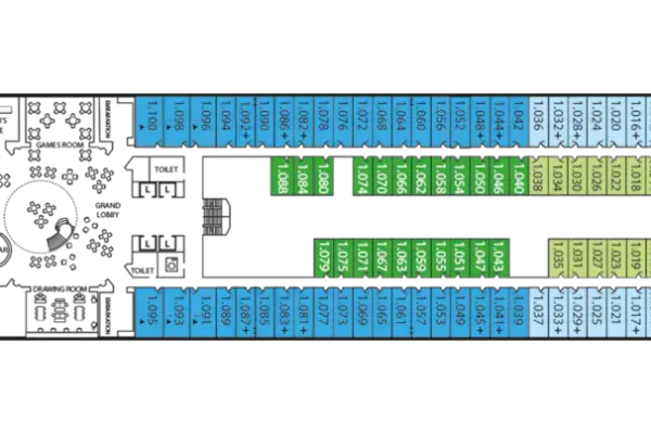 QUEEN ANNE DECK PLANS Deck 1