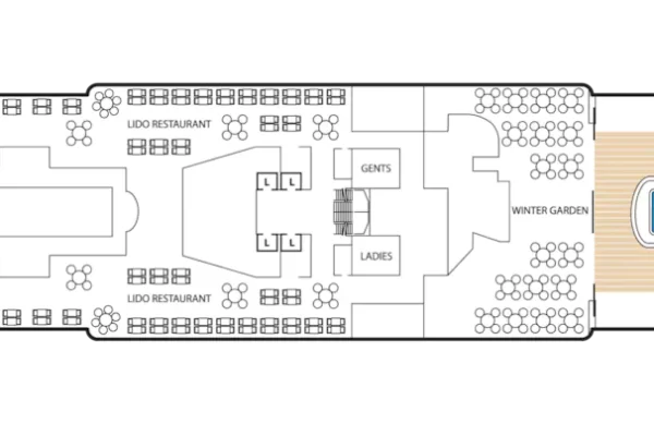 QUEEN VICTORIA DECK PLANS Deck 9