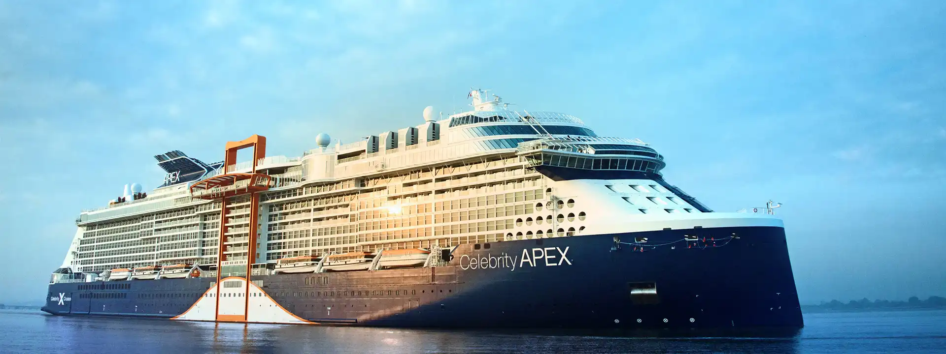 CELEBRITY APEX cruise ship side profile