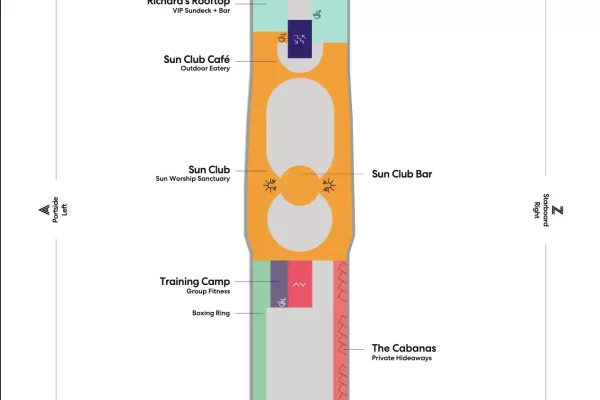 SCARLET LADY deck plan 16 deck plans