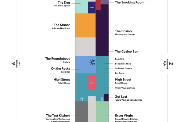 SCARLET LADY deck plan 6 deck plans