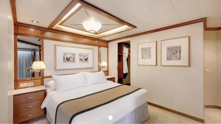 PACIFIC EXPLORER interior room cabin queen bed double