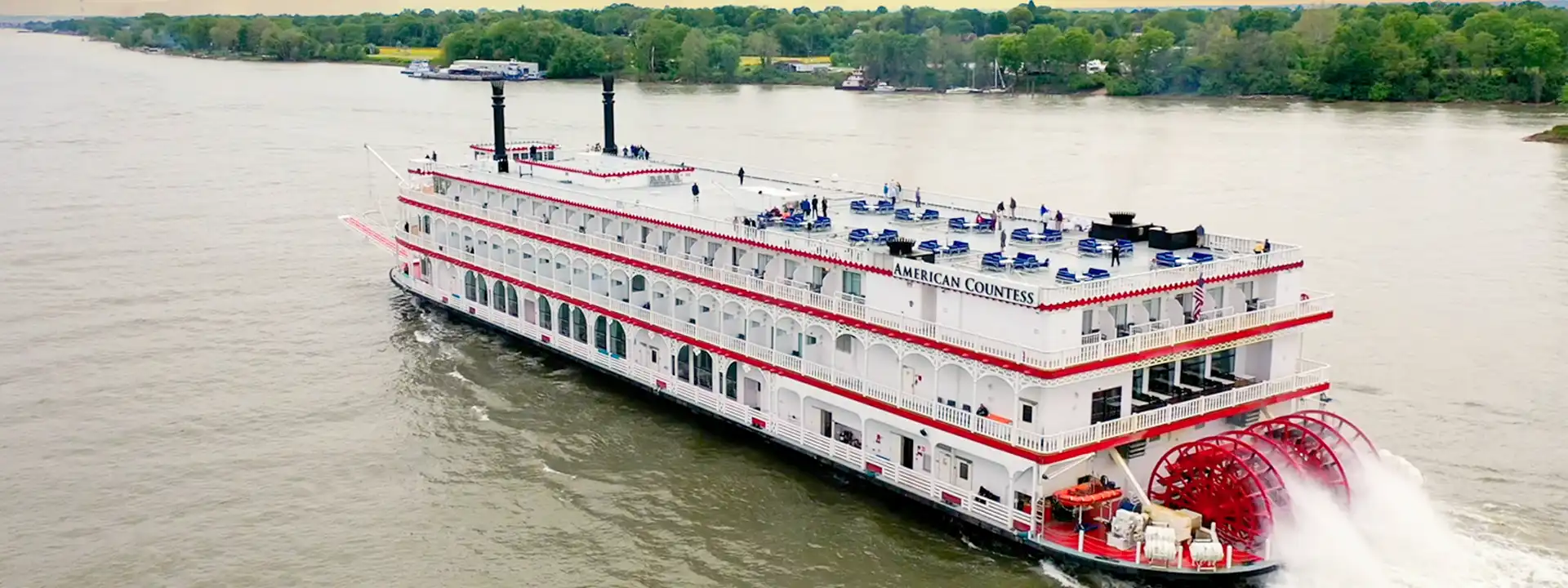 AMERICAN COUNTESS river ship side profile