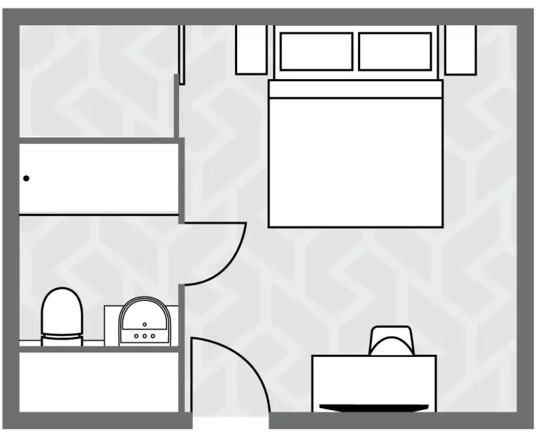 AMERICAN DUCHESS interior stateroom aerial floor plan