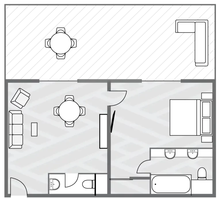 AMERICAN DUCHESS owners suite aerial floor plan copy