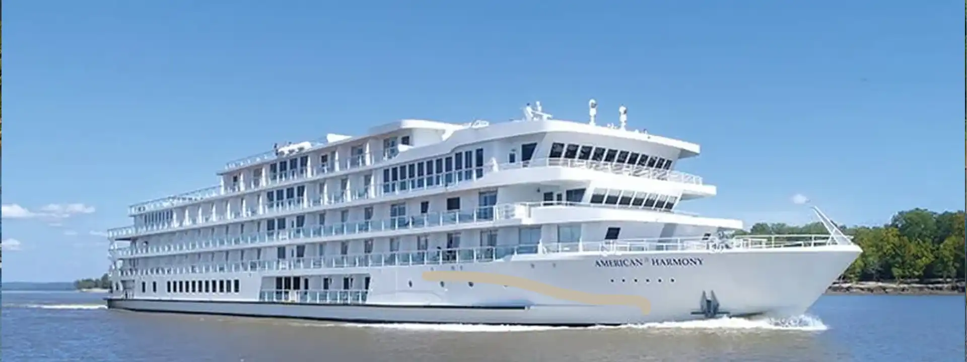 AMERICAN HARMONY cruise ship profile side
