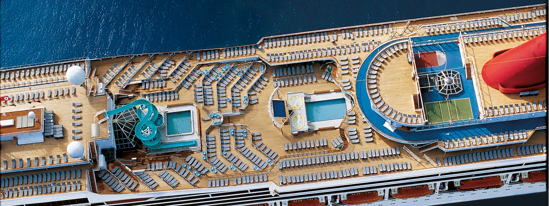 CARNIVAL CONQUEST cruise ship aerial image