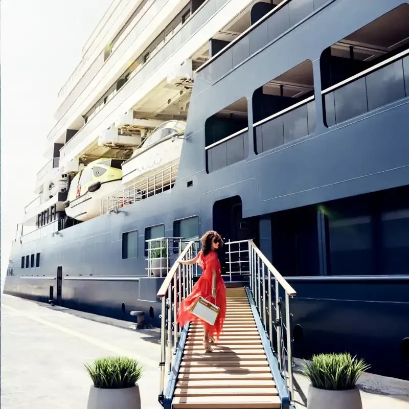 EVRIMA Life onboard ship - Ritz Carlton Yacht Collection ship