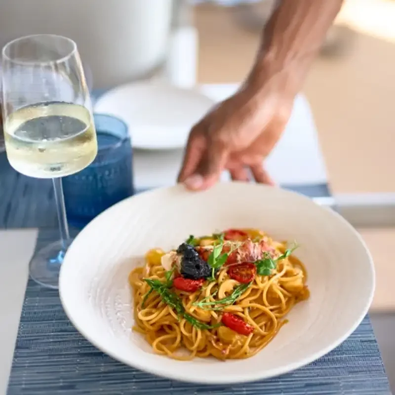 EVRIMA Ritz Carlton dining Mistral