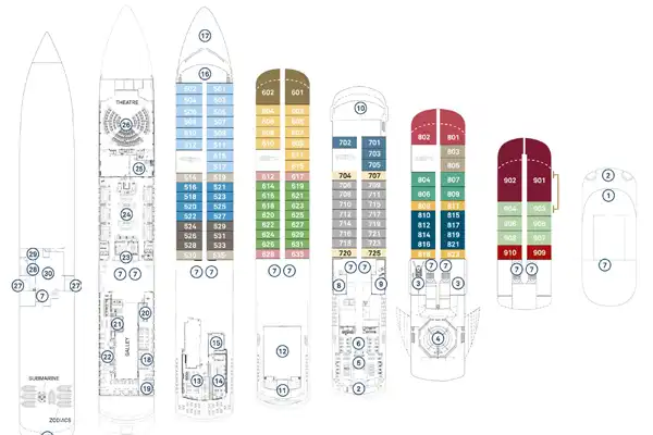 SCENIC-ECLIPSE-deck-plans-cabin-locations