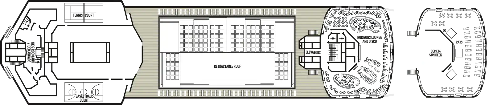 CELESTYAL DECK PLANS DECK 14 CELESTYAL JOURNEY DECK PLANS DECK 14