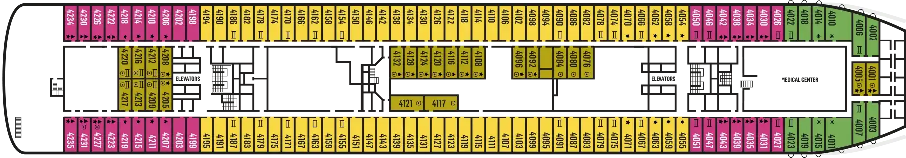 CELESTYAL DECK PLANS DECK 4 CELESTYAL JOURNEY DECK PLANS DECK 4