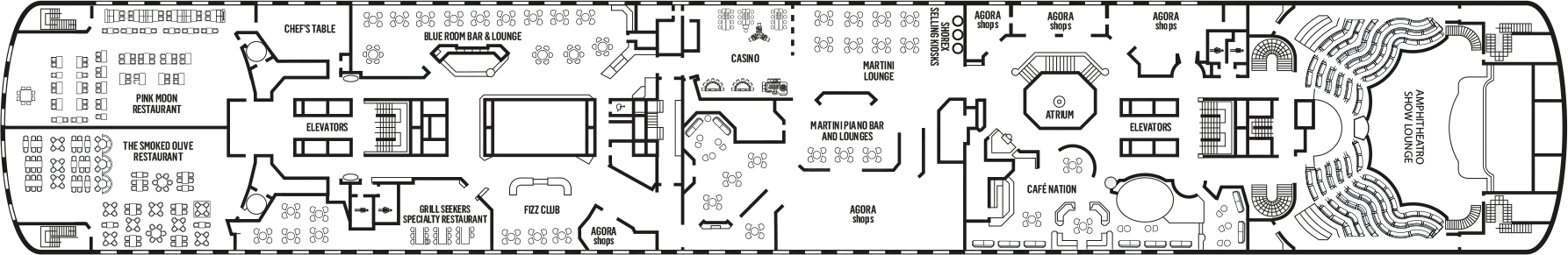 CELESTYAL DECK PLANS DECK 8 CELESTYAL JOURNEY DECK PLANS DECK 8