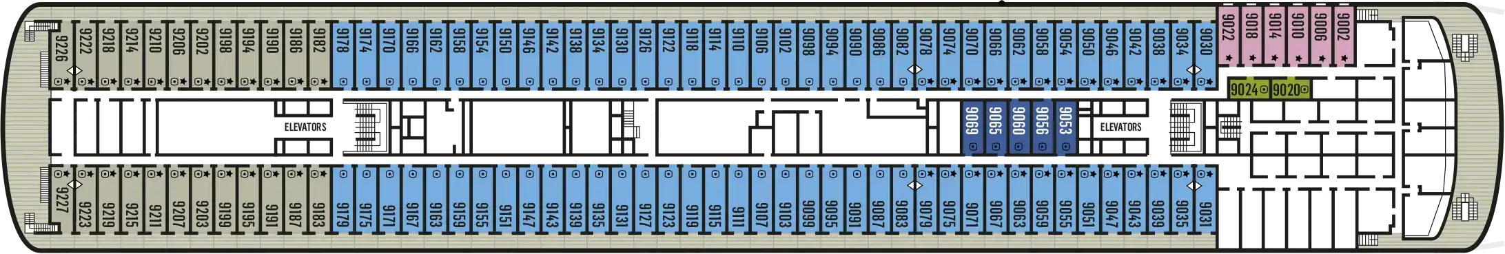 CELESTYAL DECK PLANS DECK 9 CELESTYAL JOURNEY DECK PLANS DECK 9