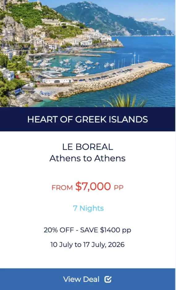 HEART OF GREEK ISLANDS cruise deal