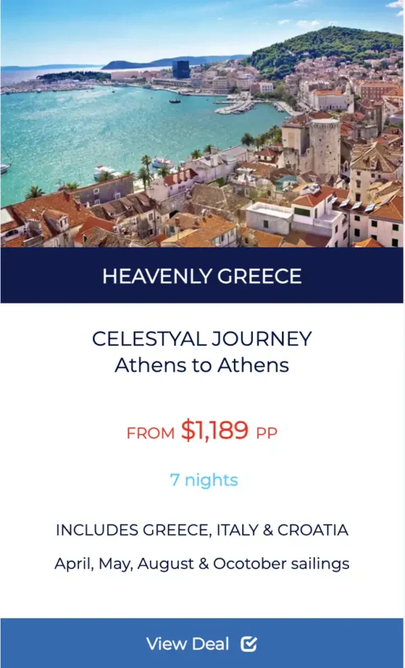 HEAVENLY GREECE CROATIA cruise deal image