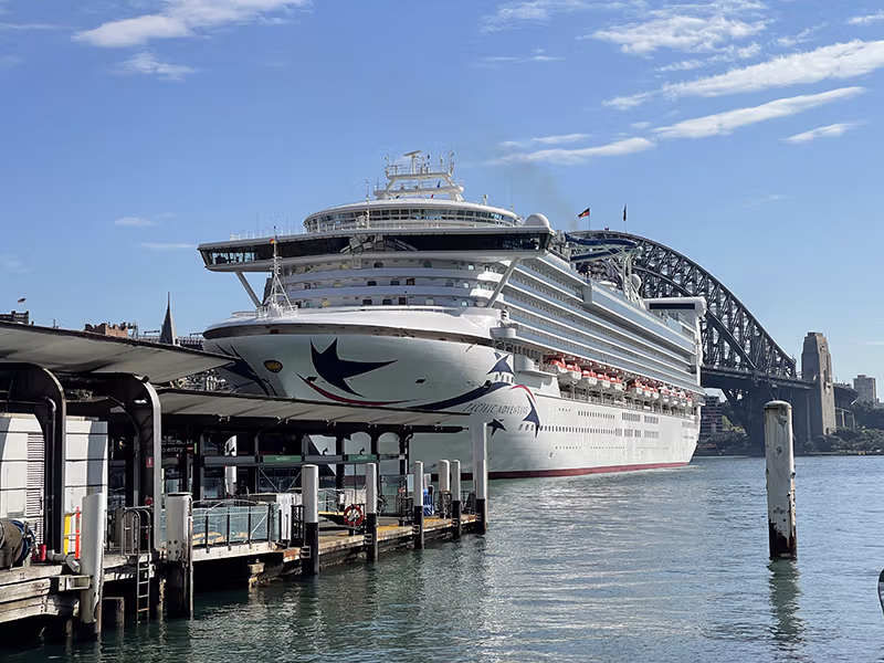 PACIFIC ADVENTURE ship in Sydney harbour