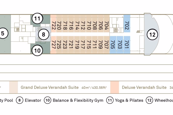 SCENIC IKON DECK PLANS - Deck 7