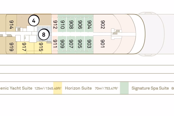 SCENIC IKON DECK PLANS - Deck 9