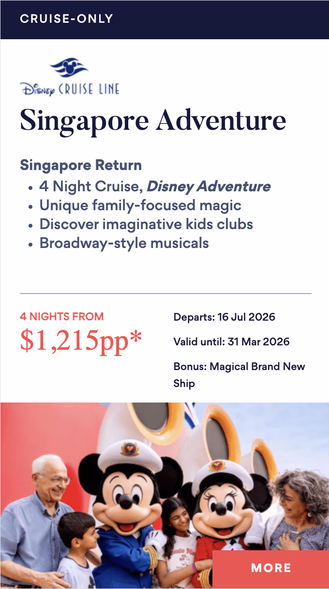 SINGAPORE ADVENTURE deal image