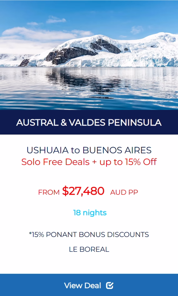 JOURNEY TO AUSTRAL LANDS & VALDES PENINSULA - PORFTOLIO THUMBNAIL