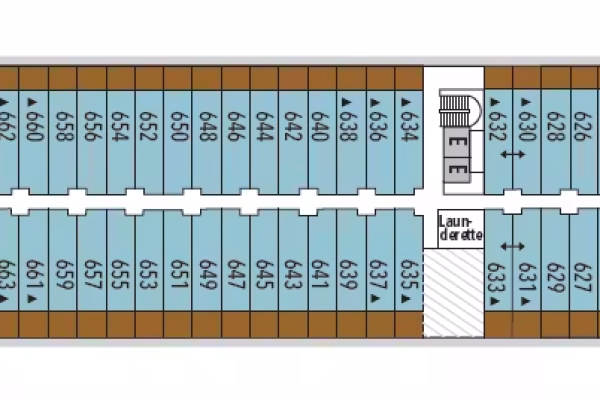 SILVER MUSE Deck Plans Deck 6