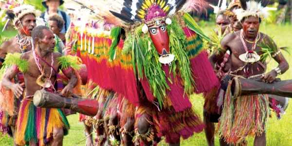 Coral Expeditions Papua New Guinea dancers